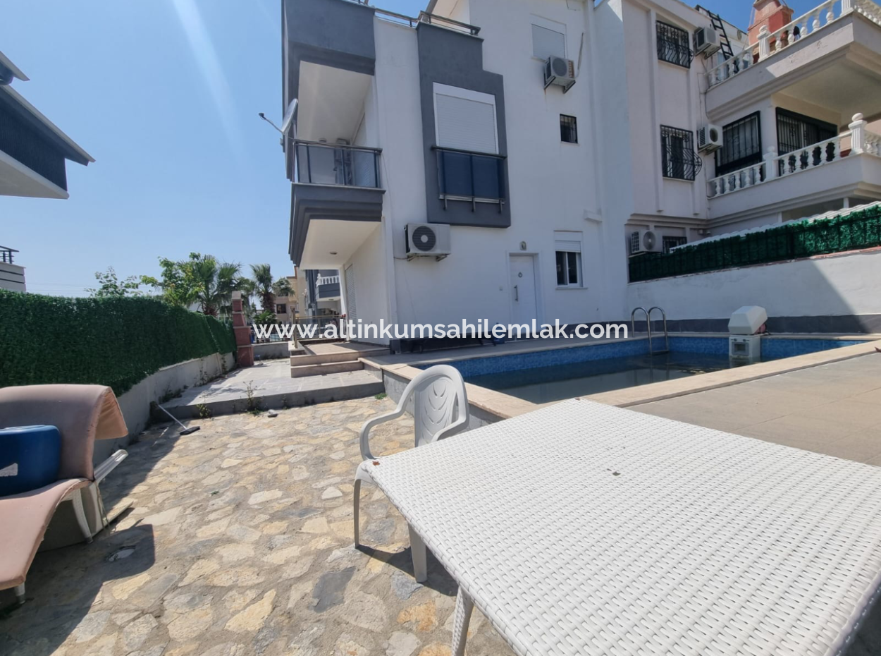 Tannen!! 3 1 Möblierte Villa Mit Pool Und Meerblick Zum Notverkauf In Didim Altinkum