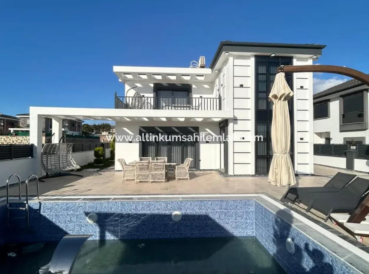 Vip Villa 4 1 Freistehende Villa Mit Separater Küche Ultra Luxus Pool Zum Verkauf In Didim Efeler