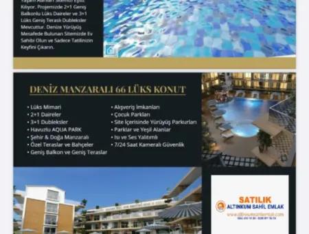 Brandneue 2 1 Wohnung In Einem Komplex Mit Pool Zum Verkauf In Der Nachbarschaft Von Didim Altinkum