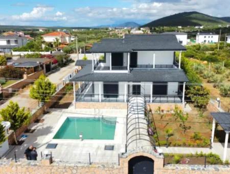 Gelegenheitskauf! 3 1 Villa Mit Freistehendem Pool Zu Verkaufen In Yeşiltepe, Didim