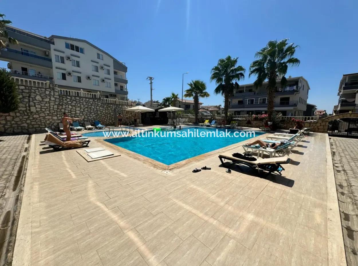 2 Bedroom Apartment With Sea View And Pool In Didim Hisar Neighborhood