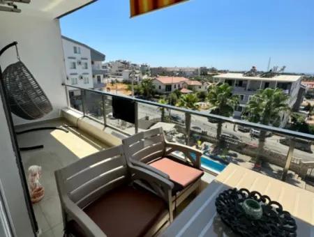 2 Bedroom Apartment With Sea View And Pool In Didim Hisar Neighborhood