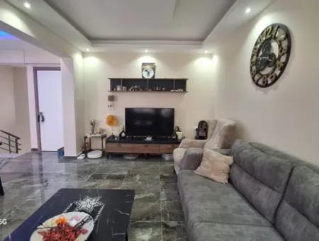 150Mt To The Sea!! 3 In 1 Luxury Garden Duplex For Sale In Camlik Neighborhood