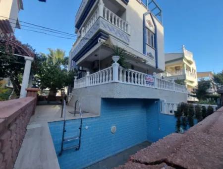 Opportunity!!! Detached 4 In 1 Villa With Pool In Didim Camlik Neighborhood