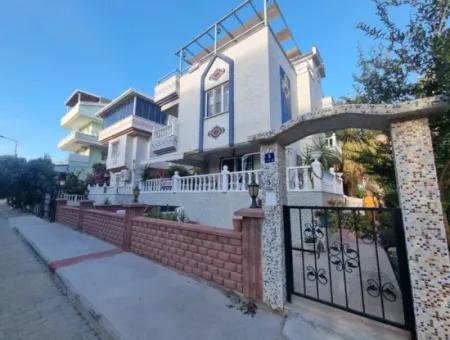 Opportunity!!! Detached 4 In 1 Villa With Pool In Didim Camlik Neighborhood