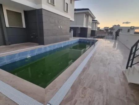 3 1 Villa With Pool In A Complex For Sale In Didim Hisar Neighborhood