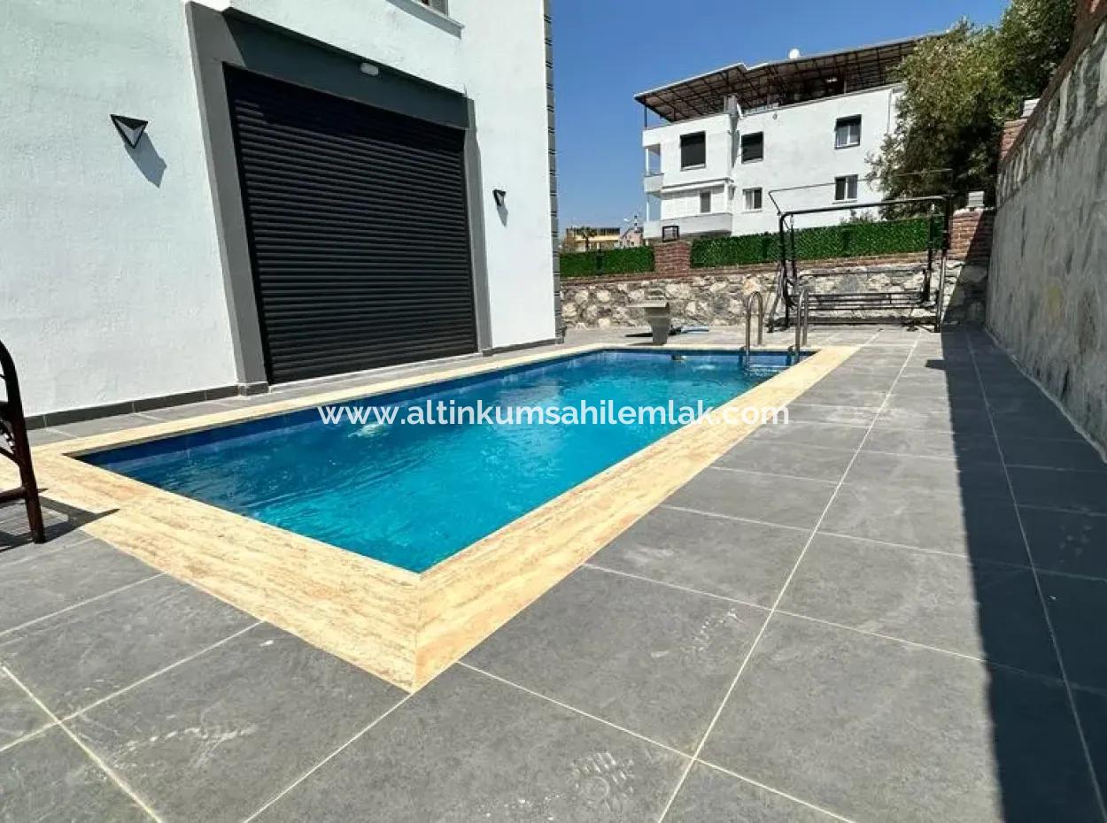 Didim Hisarda Satılık 3+2 Havuzlu Eşyalı Villa