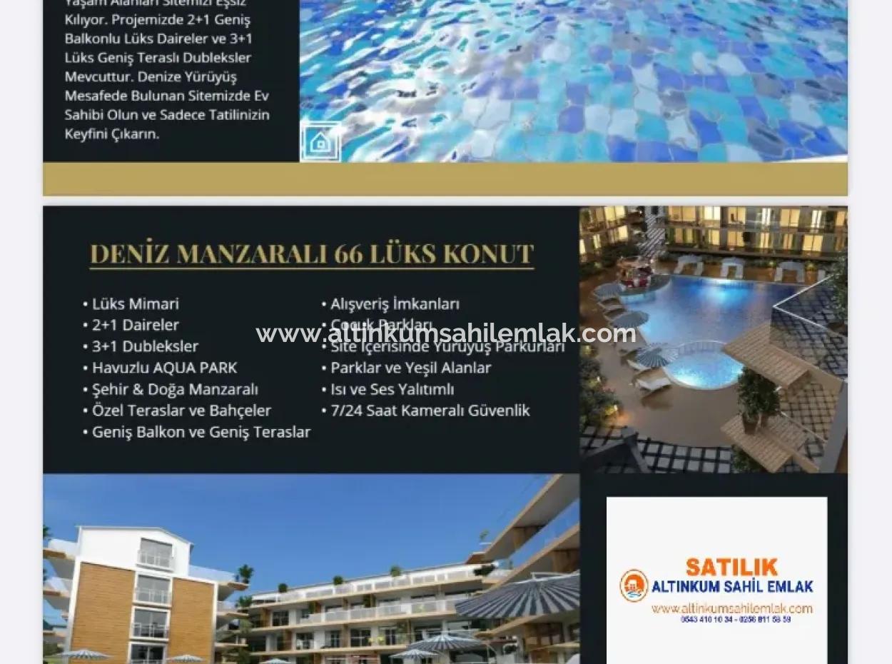 Didim Altınkum Mahallesinde Satılık Havuzlu Site İçerisinde Sıfır 2+1 Daire