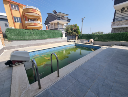 Fırsaat!!Didim Altınkumda Acil Satılık 3+1 Havuzlu Eşyalı Full Deniz Manzaralı Villa