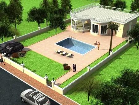 Didim Altınkum Yapıdan Satılık Yeşiltepede Projeden Satılık Tek Katlı Villa, Ev