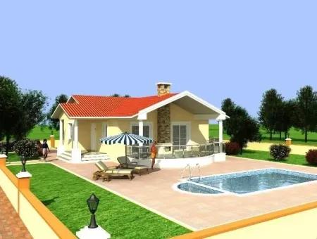 Didim Altınkum Yapıdan Satılık Yeşiltepede Projeden Satılık Tek Katlı Villa, Ev